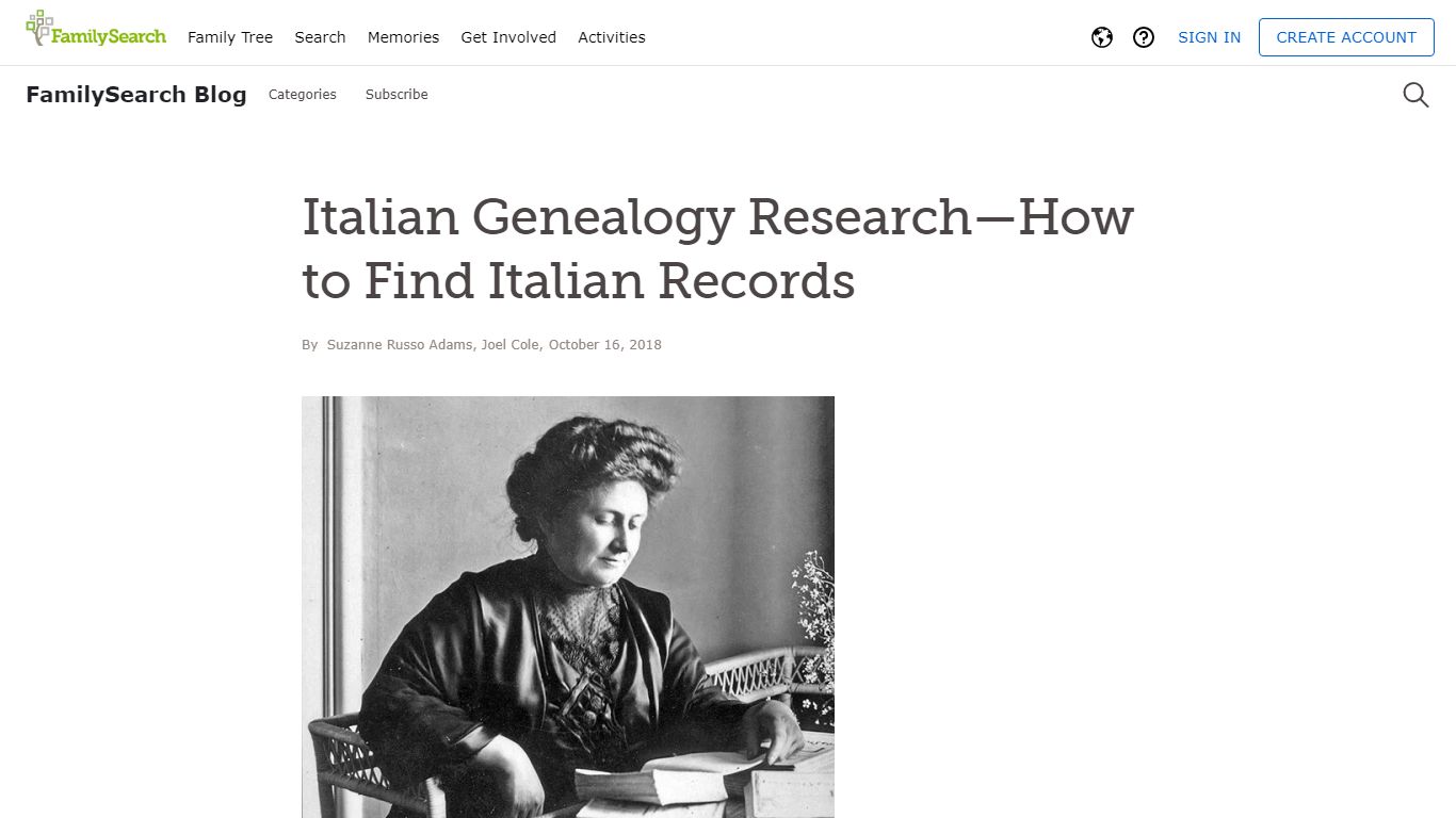 Italian Records Genealogy Research | FamilySearch